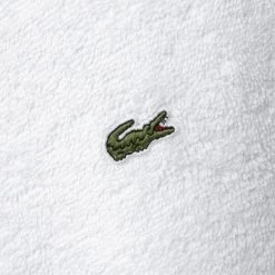 Budget ❤️ Lacoste LECROCO Bio-Badetuch - 100x150 Cm - Blanc ❤️ -Steiff-shop unnamed file 1000