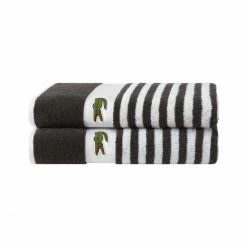 Coupon ❤️ Lacoste FRIENDLY Badetuch - 90x150 Cm - Bitume ? -Steiff-shop unnamed file 1013