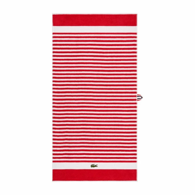 Blitzangebot ? Lacoste FRIENDLY Badetuch - 90x150 Cm - Rouge ⭐ 1 Blitzangebot ? Lacoste FRIENDLY Badetuch - 90x150 Cm - Rouge ⭐