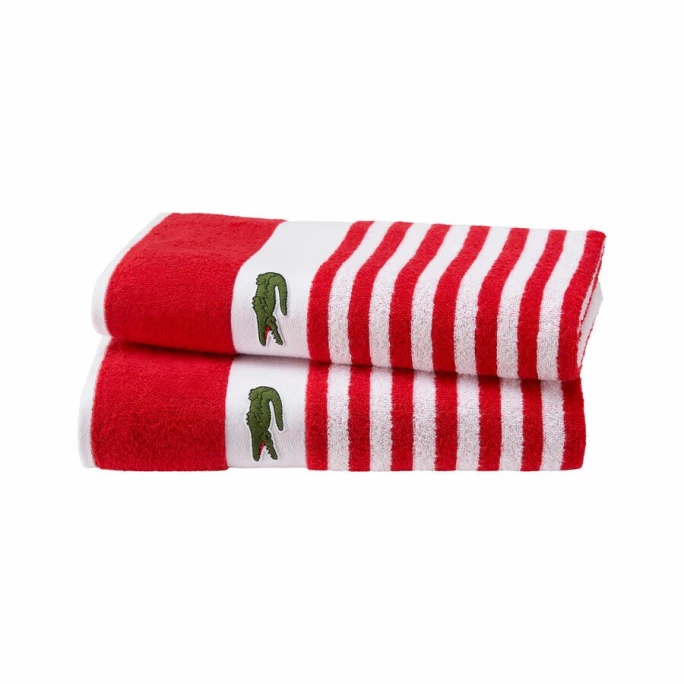 Blitzangebot ? Lacoste FRIENDLY Badetuch - 90x150 Cm - Rouge ⭐ 2 Blitzangebot ? Lacoste FRIENDLY Badetuch - 90x150 Cm - Rouge ⭐ – Bild 2