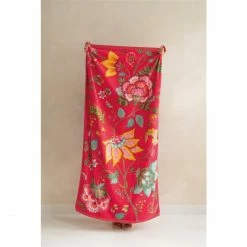 Brandneu ? Pip Studio Flowers Beach Strandlaken - 100x180 Cm - Red ? -Steiff-shop unnamed file 1032