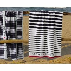 Großhandel ? Tommy Hilfiger SAILOR Bio-Strandtuch - 100x180 Cm - Navy ? -Steiff-shop unnamed file 1054