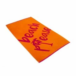 Besorgen ✨ Vossen BEACH PLEASE Strandtuch - 100x180 Cm - Orange ?
