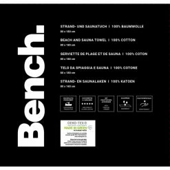 Bester Verkauf ? Bench Strandlaken Velours - 80x180 Cm - Schwarz ? -Steiff-shop unnamed file 109