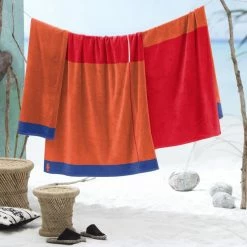 Bester Verkauf ? Seahorse Block Strandtuch - 100x180 Cm - Red ? -Steiff-shop unnamed file 1090