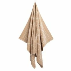 Bestes Angebot ? GANT LETTER Bio-Strandtuch - 100x180 Cm - Dry Sand ?