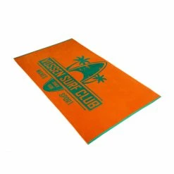 Blitzangebot ? Vossen SURF CLUB Strandtuch - 100x180 Cm - Orange ✔️