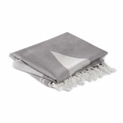 Bester Verkauf ⭐ Seahorse Hamam Asteris Strandtuch - 100x180 Cm - Dunkelgrau ?