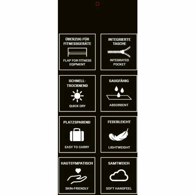 Bestes Angebot ❤️ Bench Sport-Handtuch Mit Flap-Organizer - 50x110 Cm + 15 Cm Flap - Hellgrau ? 6 Bestes Angebot ❤️ Bench Sport-Handtuch Mit Flap-Organizer - 50x110 Cm + 15 Cm Flap - Hellgrau ? – Bild 6