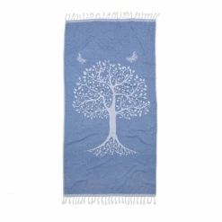 Bestes Angebot ? Seahorse Lifetree Hamamtuch - 90x180 Cm - Waterblue ?
