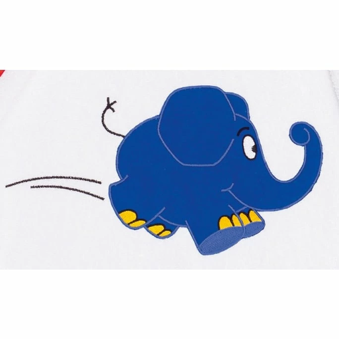Rabatt ? Smithy Blauer Elefant Handtuch - 50x100 Cm - Weiß ? 2 Rabatt ? Smithy Blauer Elefant Handtuch - 50x100 Cm - Weiß ? – Bild 2