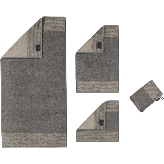 Aktion ? Cawö Two-Tone Waschhandschuh - 16x22 Cm - Graphit ? 2 Aktion ? Cawö Two-Tone Waschhandschuh - 16x22 Cm - Graphit ? – Bild 2