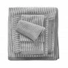Billig ✨ Marc O'Polo Timeless Tone Stripe Waschhandschuh - 16x22 Cm - Grey/white ? -Steiff-shop unnamed file 1444