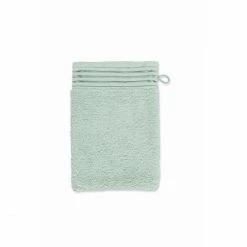 Brandneu ? Möve Loft Waschhandschuh Chenillebiesen - 20x15 Cm - Celadon ?