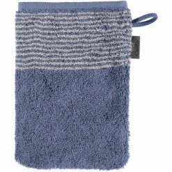 Besorgen ? Cawö Two-Tone Waschhandschuh - 16x22 Cm - Nachtblau ?