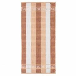 Top 10 ? Cawö CAWÖ Noblesse Classic Blockstreifen Waschhandschuh - 16x22 Cm - Lachs ?