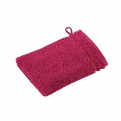 Rabatt ? Vossen Calypso Feeling Waschhandschuh - 16x22 Cm - Cranberry ⌛