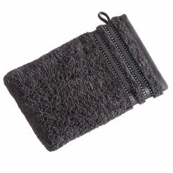 Schlussverkauf ✨ Vossen Cult De Luxe Waschhandschuh - 22x16 Cm - Graphit ?