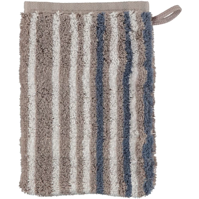 Auslauf ? Cawö Noblesse Lines Waschhandschuh - 16x22 Cm - Graphit ? 1 Auslauf ? Cawö Noblesse Lines Waschhandschuh - 16x22 Cm - Graphit ?