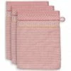 Auslauf ? Pip Studio Soft Zellige Waschhandschuh - 3er Set - 3er Set: 16x22x3 Cm - Pink ? -Steiff-shop unnamed file 1941