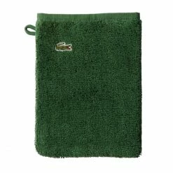 Schlussverkauf ? Lacoste LECROCO Bio-Waschhandschuh - 15x21 Cm - Vert ?