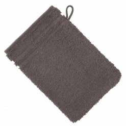 Budget ❤️ Vossen Vienna Style Supersoft Waschhandschuh - 16x22 Cm - Slate Grey ?