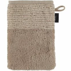 Coupon ? Cawö CAWÖ Two-Tone Waschhandschuh - 16x22 Cm - Sand ?