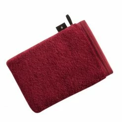 Bestpreis ❤️ Vossen Vegan Life Waschhandschuh - 22x16 Cm - Rubin ⭐