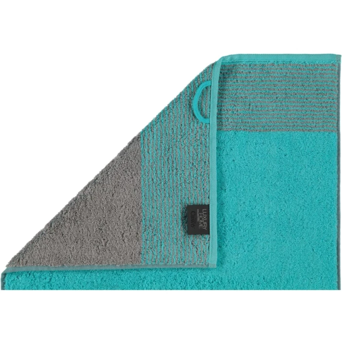 Billig ? Cawö Two-Tone Saunatuch - 80x200 Cm - Türkis ? 2 Billig ? Cawö Two-Tone Saunatuch - 80x200 Cm - Türkis ? – Bild 2