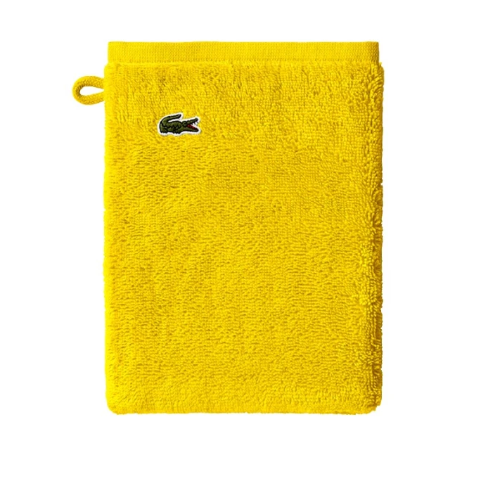 Besorgen ? Lacoste LECROCO Bio-Waschhandschuh - 15x21 Cm - Jaune ? 1 Besorgen ? Lacoste LECROCO Bio-Waschhandschuh - 15x21 Cm - Jaune ?