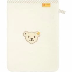 Neu ? Steiff Fashion Basic Waschhandschuh 3200x - Onesize - Cloud Dancer ⌛