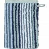 Brandneu ? Cawö Delight Streifen Waschhandschuh - 16x22 Cm - Fjord ? -Steiff-shop unnamed file 2146