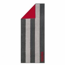 Besorgen ✨ Cawö CAWÖ Sauna Saunatuch - 80x200 Cm - Anthrazit/rot ?
