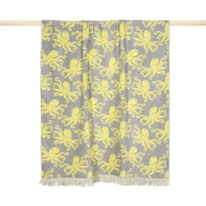 Schlussverkauf ? Pad OCTOPUSSY Duschtuch - 70x140 Cm - Yellow ? 1 Schlussverkauf ? Pad OCTOPUSSY Duschtuch - 70x140 Cm - Yellow ?