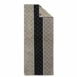 Rabatt ⭐ JOOP! Signature Cornflower Stripes Saunatuch - 80x200 Cm - Graphit ❤️