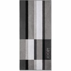 Blitzangebot ? JOOP! Shades Checked Saunatuch - 80x180 Cm - Platin ⭐