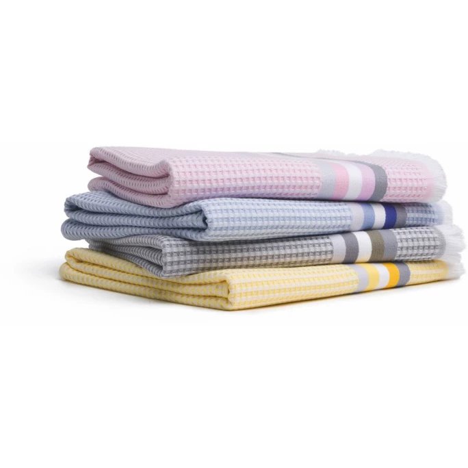 Rabatt ? Möve ☀️ Summer Piquee Saunatuch - 90x180 Cm - Snow/blue ✨ 2 Rabatt ? Möve ☀️ Summer Piquee Saunatuch - 90x180 Cm - Snow/blue ✨ – Bild 2