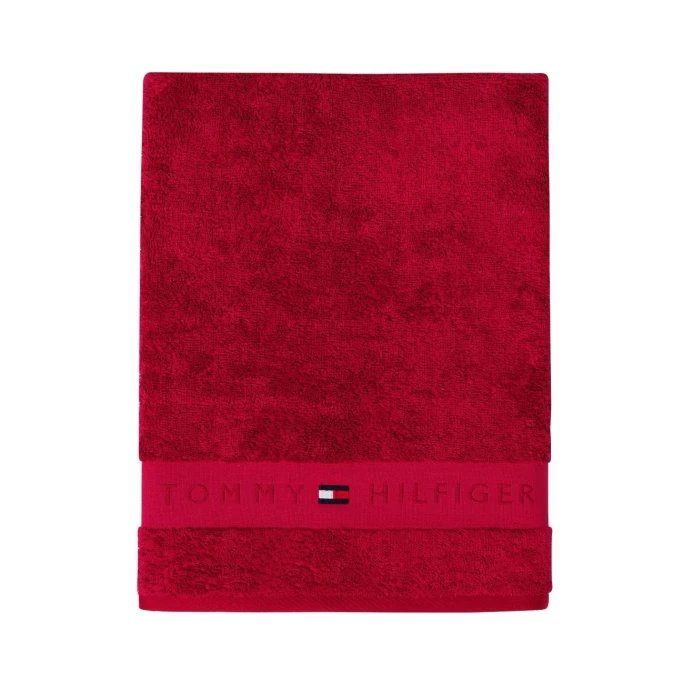 Bester Verkauf ? Tommy Hilfiger Legend 2 Badetuch - 100x150 Cm - Red ? 1 Bester Verkauf ? Tommy Hilfiger Legend 2 Badetuch - 100x150 Cm - Red ?