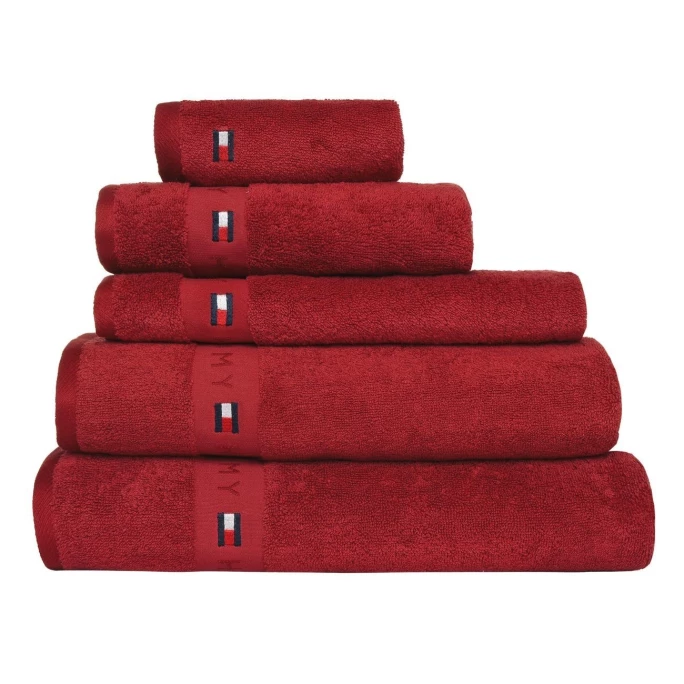 Bester Verkauf ? Tommy Hilfiger Legend 2 Badetuch - 100x150 Cm - Red ? 2 Bester Verkauf ? Tommy Hilfiger Legend 2 Badetuch - 100x150 Cm - Red ? – Bild 2