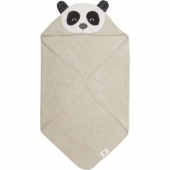 Steiff-shop 17 Brandneu ? Södahl Penny Panda Bio Baby-Handtuch - 80x80 Cm - Natur ?