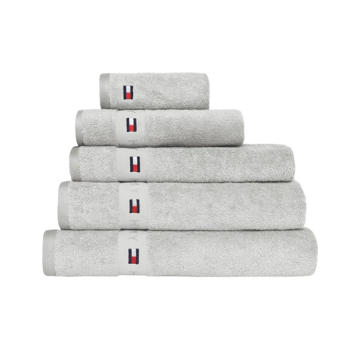 Schlussverkauf ? Tommy Hilfiger Legend 2 Badetuch - 100x150 Cm - Silver ? 2 Schlussverkauf ? Tommy Hilfiger Legend 2 Badetuch - 100x150 Cm - Silver ? – Bild 2