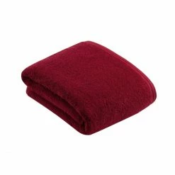 Blitzangebot ? Vossen Vegan Life Badetuch - 100x150 Cm - Rubin ⭐