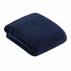 Brandneu ? Vossen Vegan Life Badetuch - 100x150 Cm - Marine Blau ⌛