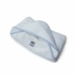 Großhandel ? Lexington Baby Terry Towel Baby-Badetuch - 100x100 Cm - White/Blue ❤️